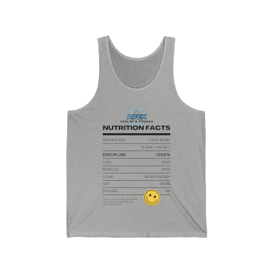 APEX Nutrition Facts Unisex Tank