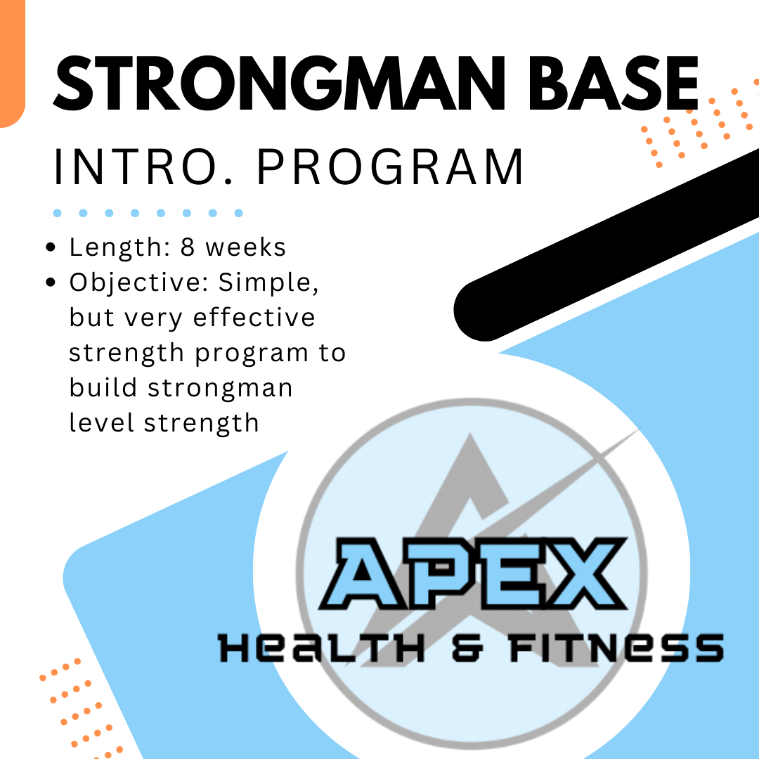 STRONGMAN BASE INTRODUCTORY PROGRAM