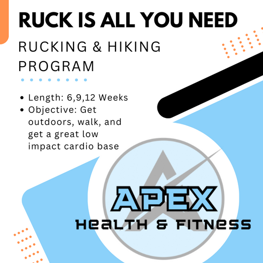 Ruck Is All You Need - 6, 9 or 12-Week Rucking/Hiking Program